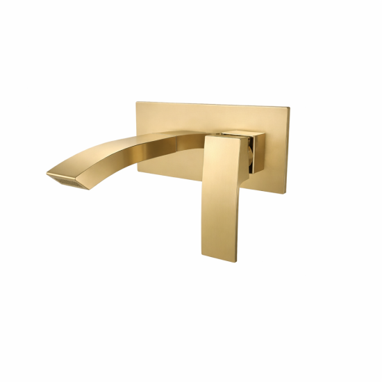 DueGi Edge Collection Wall Mounted Single Lever Basin Mixer