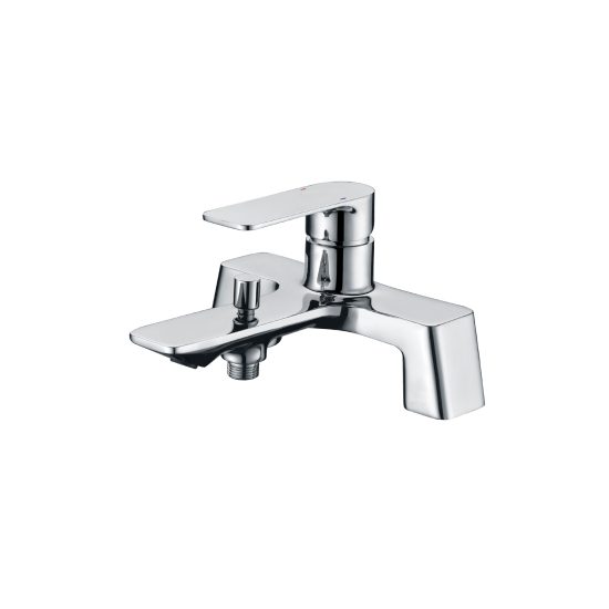 DueGi Seta Collection Deck Mounted Bath Mixer with Shower Kit