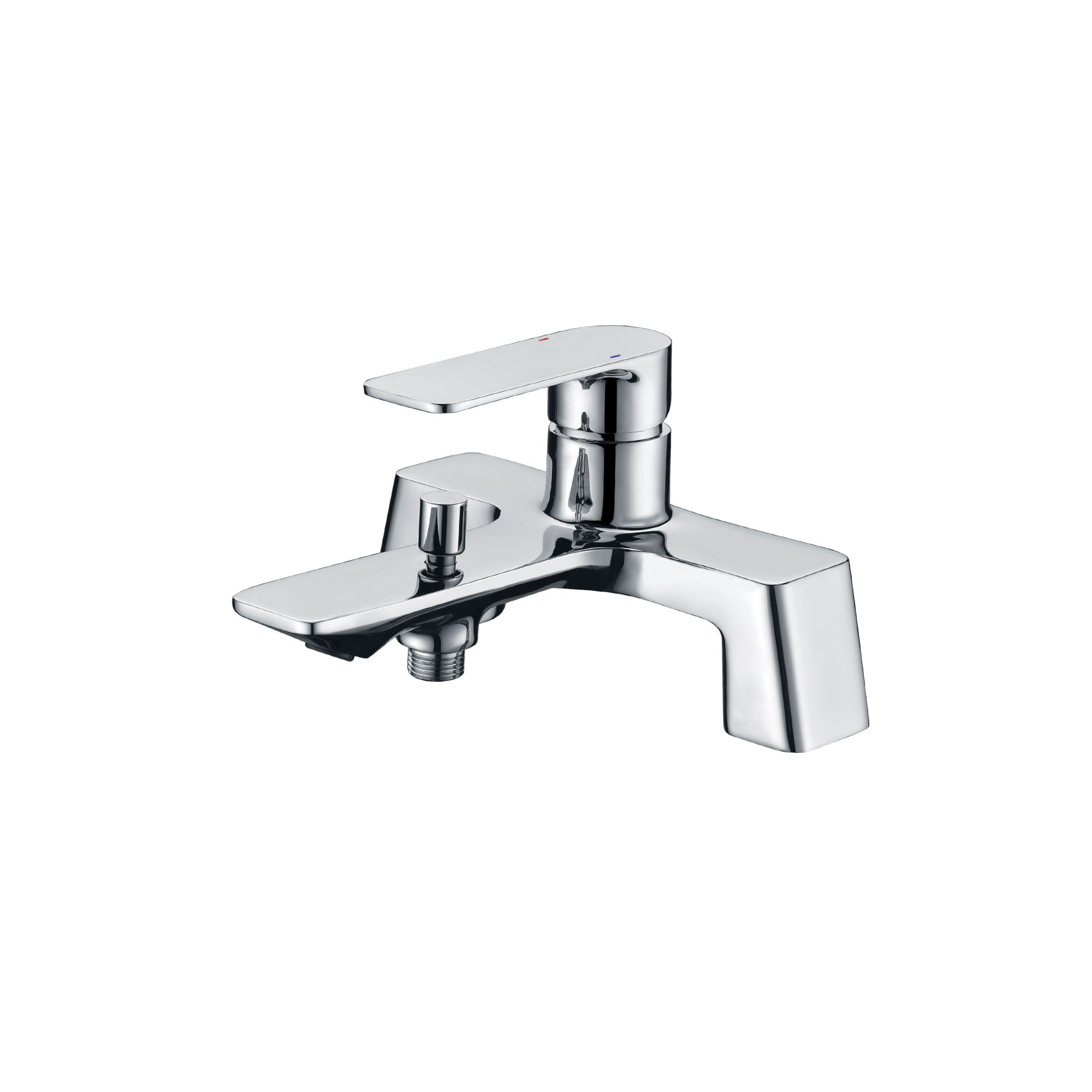 DueGi Seta Collection Deck Mounted Bath Mixer with Shower Kit