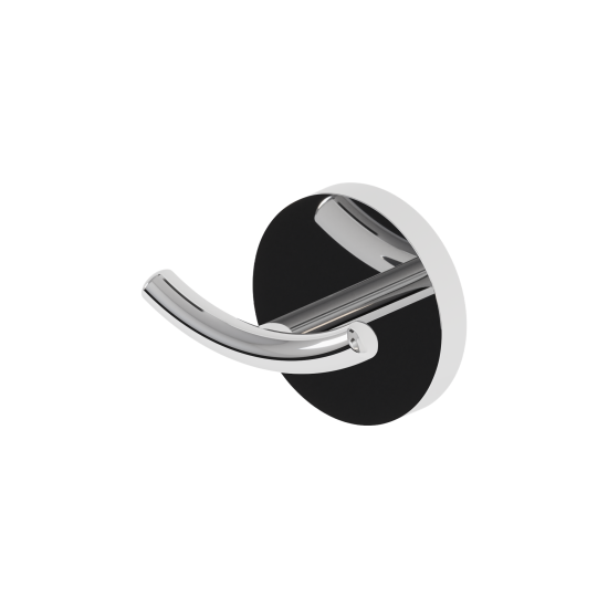 DueGi TONDA Brass Double Robe Hook Round