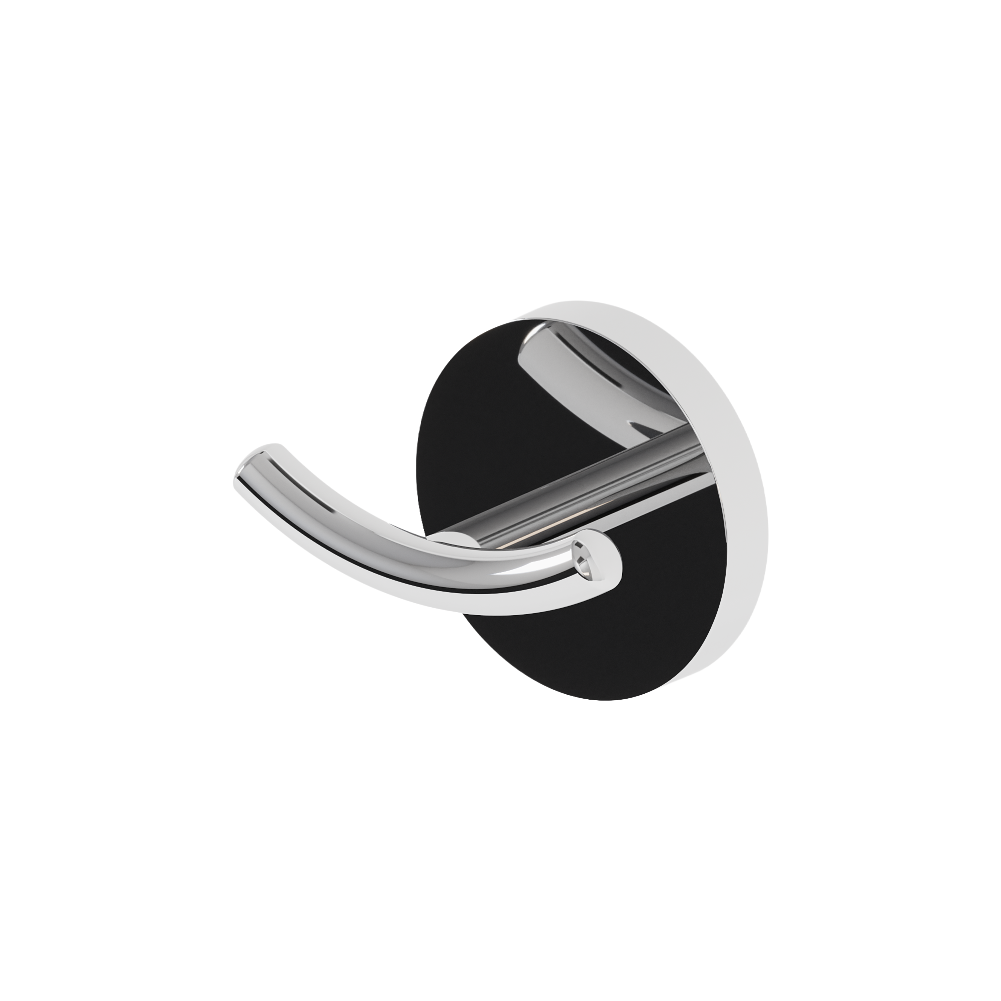 DueGi TONDA Brass Double Robe Hook Round