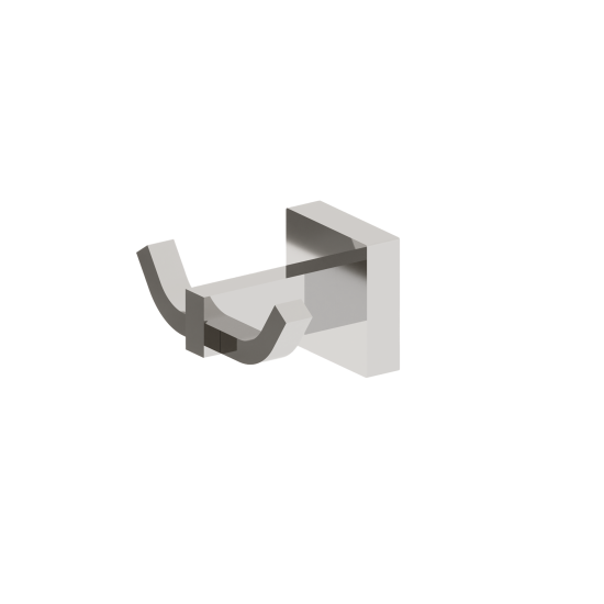DueGi QUADRATO Brass Double Robe Hook Square