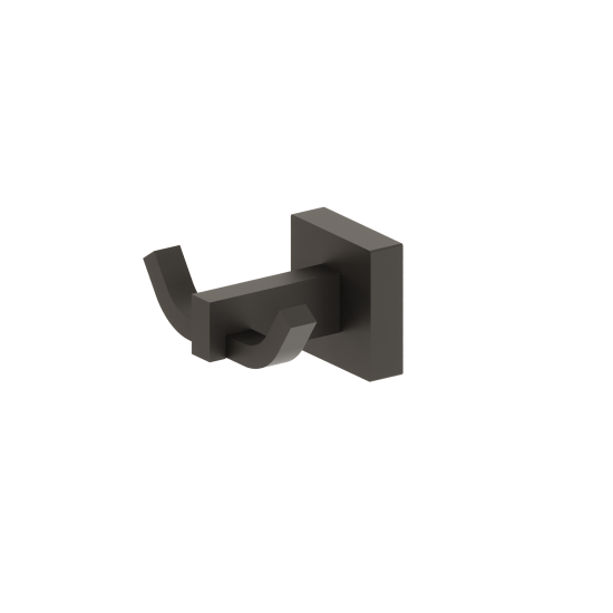 DueGi QUADRATO Brass Double Robe Hook Square