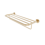 DueGi TONDA Brass Double Bath Towel Shelf Round