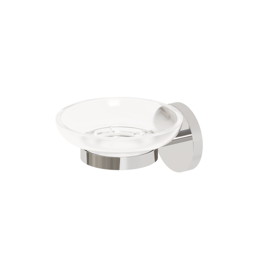 DueGi TONDA Brass Glass Soap Dish Round