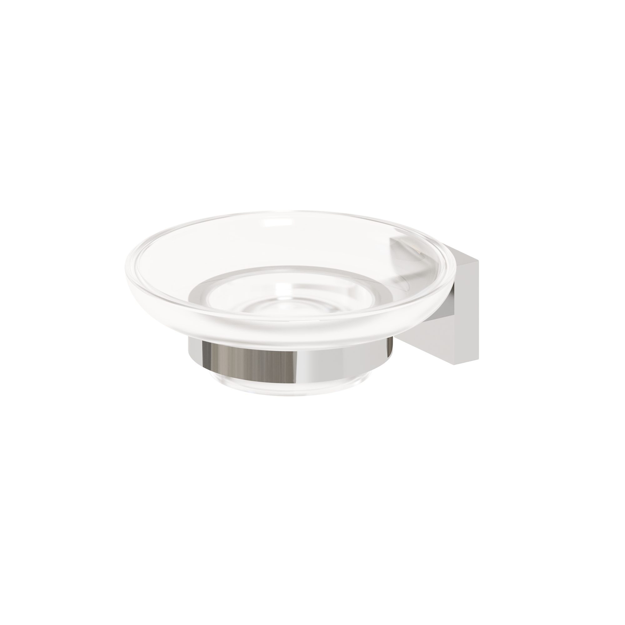DueGi QUADRATO Brass Glass Soap Dish Square