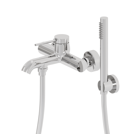 DueGi Wall Bath Mixer with Shower Kit