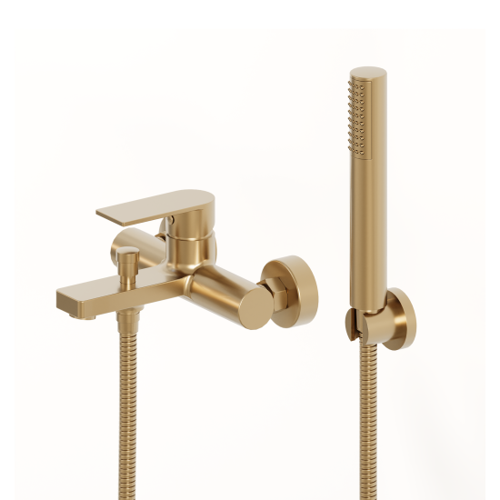 DueGi Wall Bath Mixer with Shower Kit