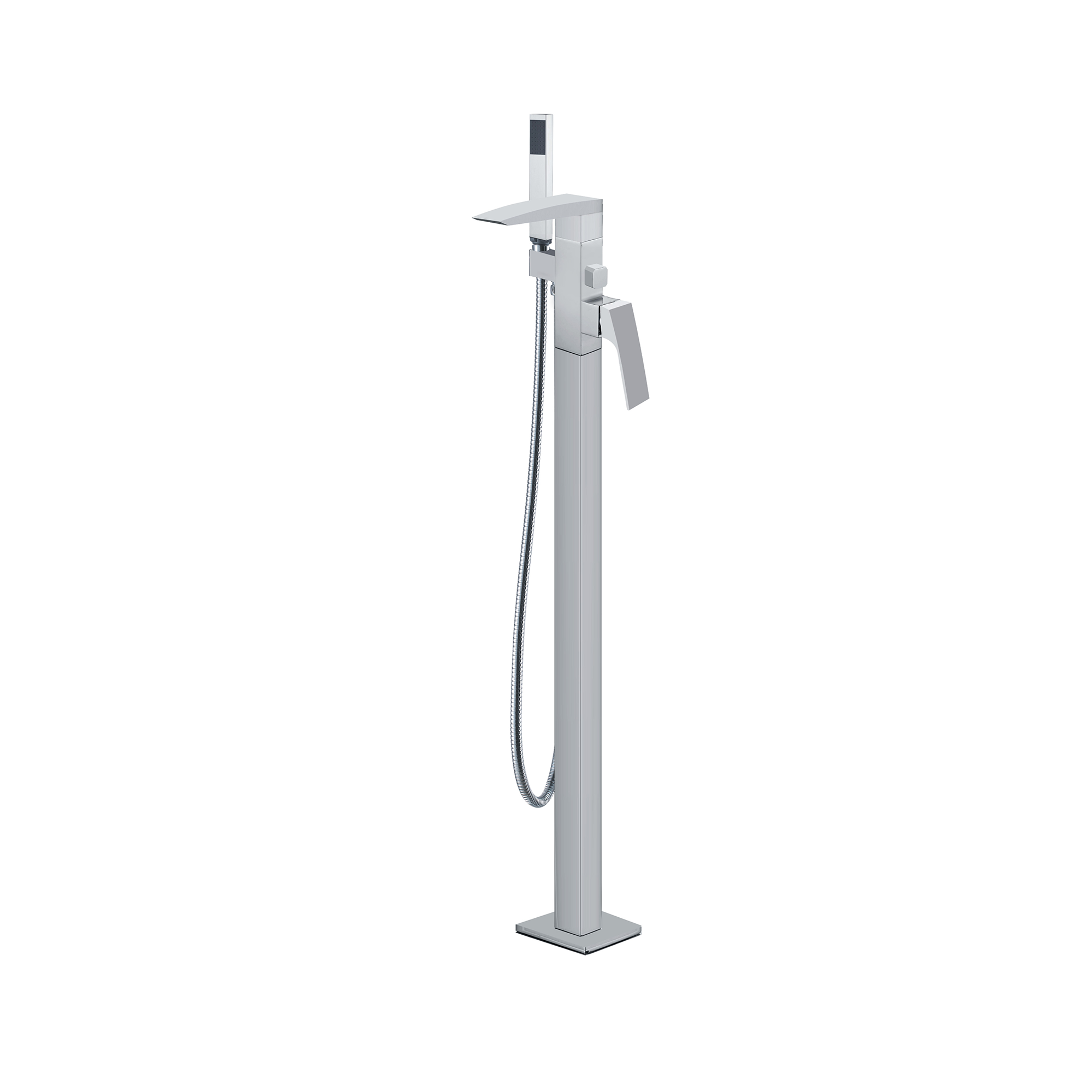 DueGi Edge Collection Tall Floor Standing Bath Filler