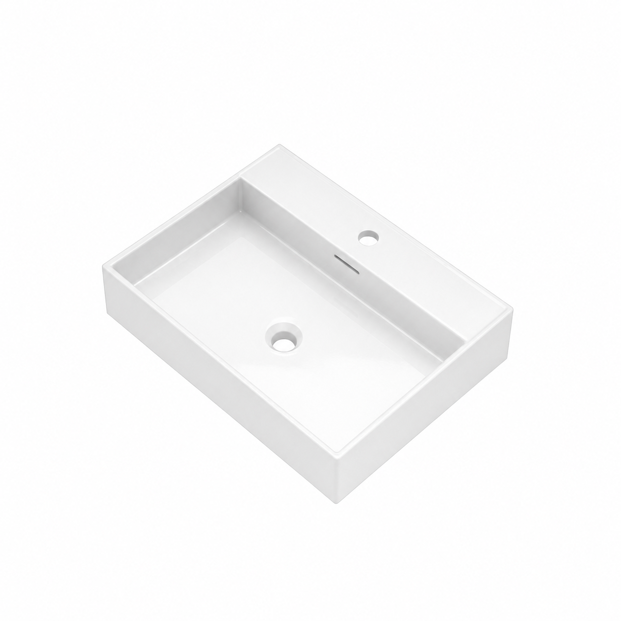 DueGi Rectangular Countertop Basin 500
