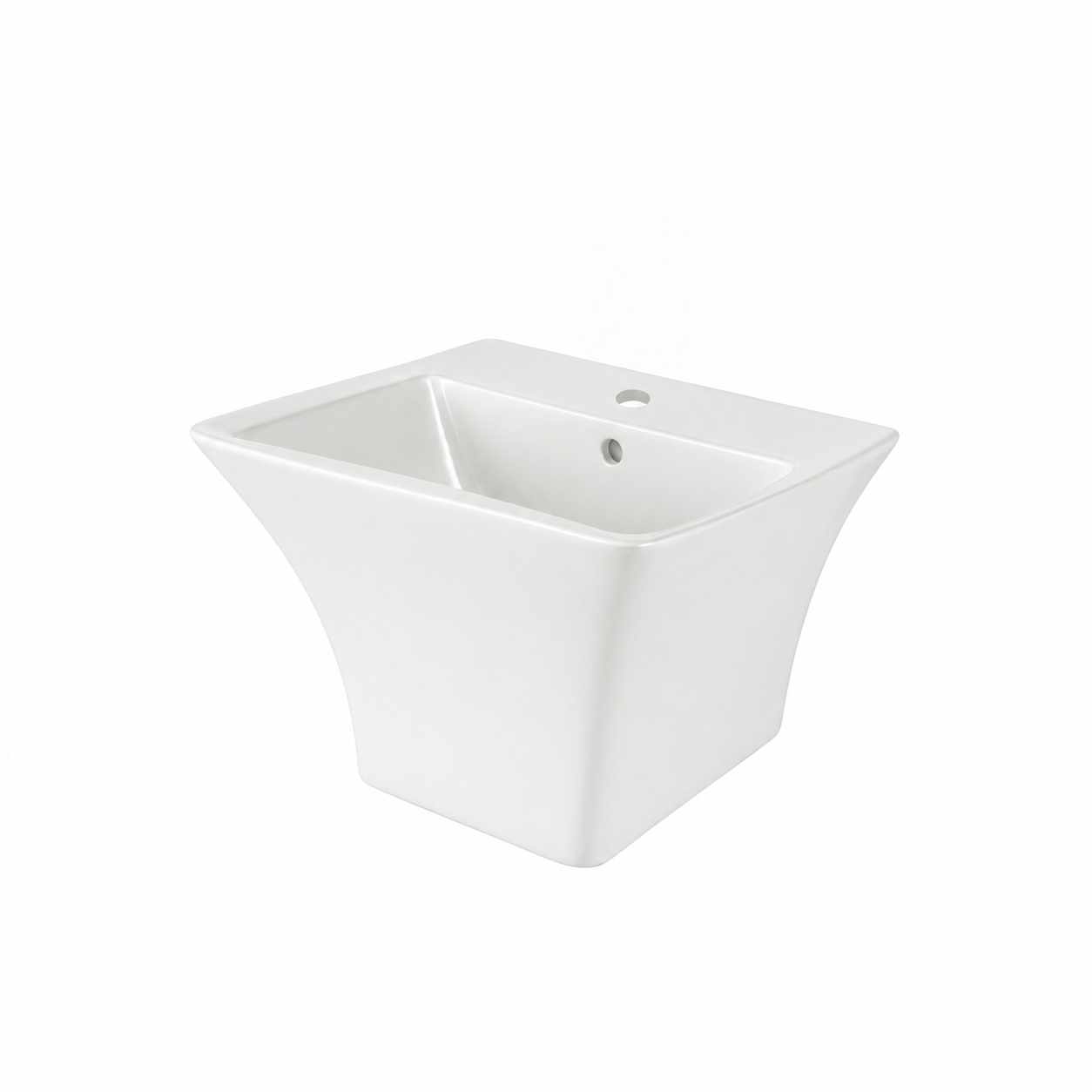 DueGi Wall Hung Basin — Square Profile 465