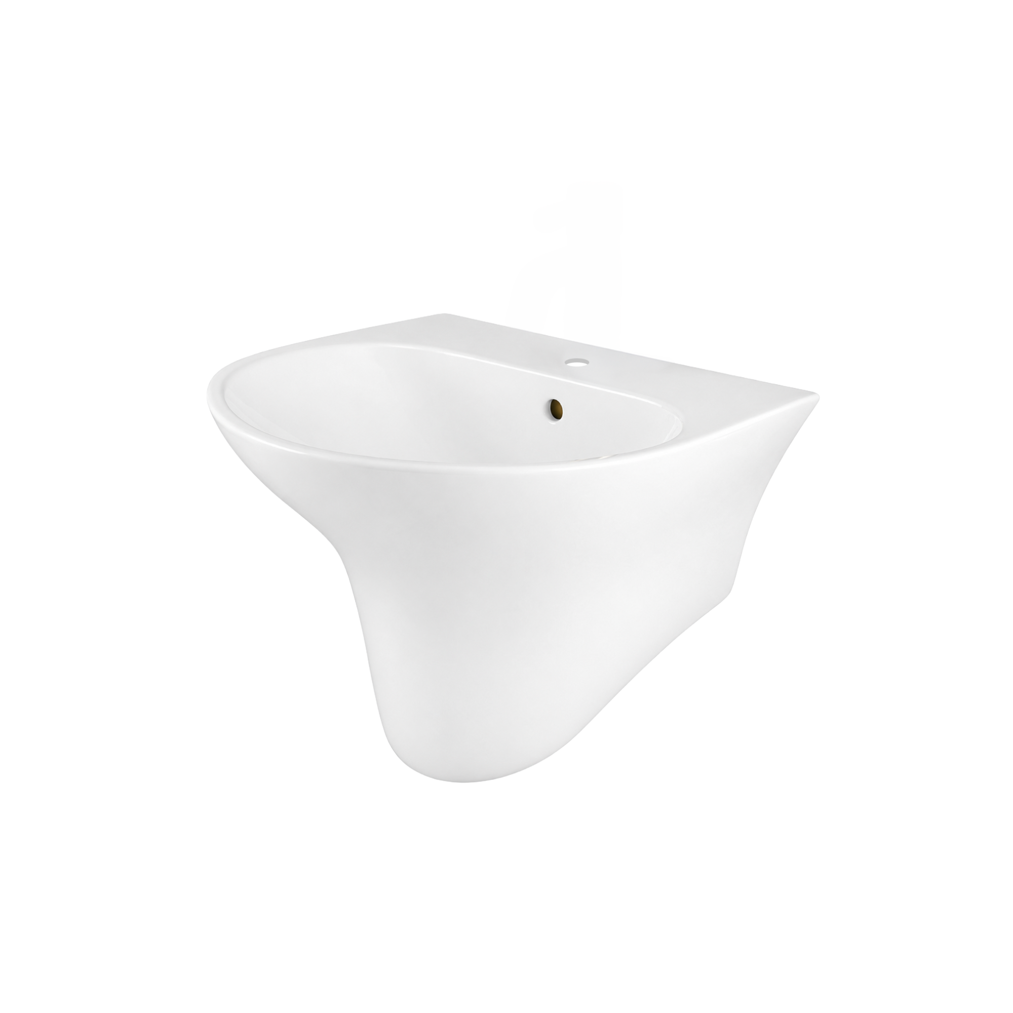 DueGi Wall Hung Basin — Round Profile 510