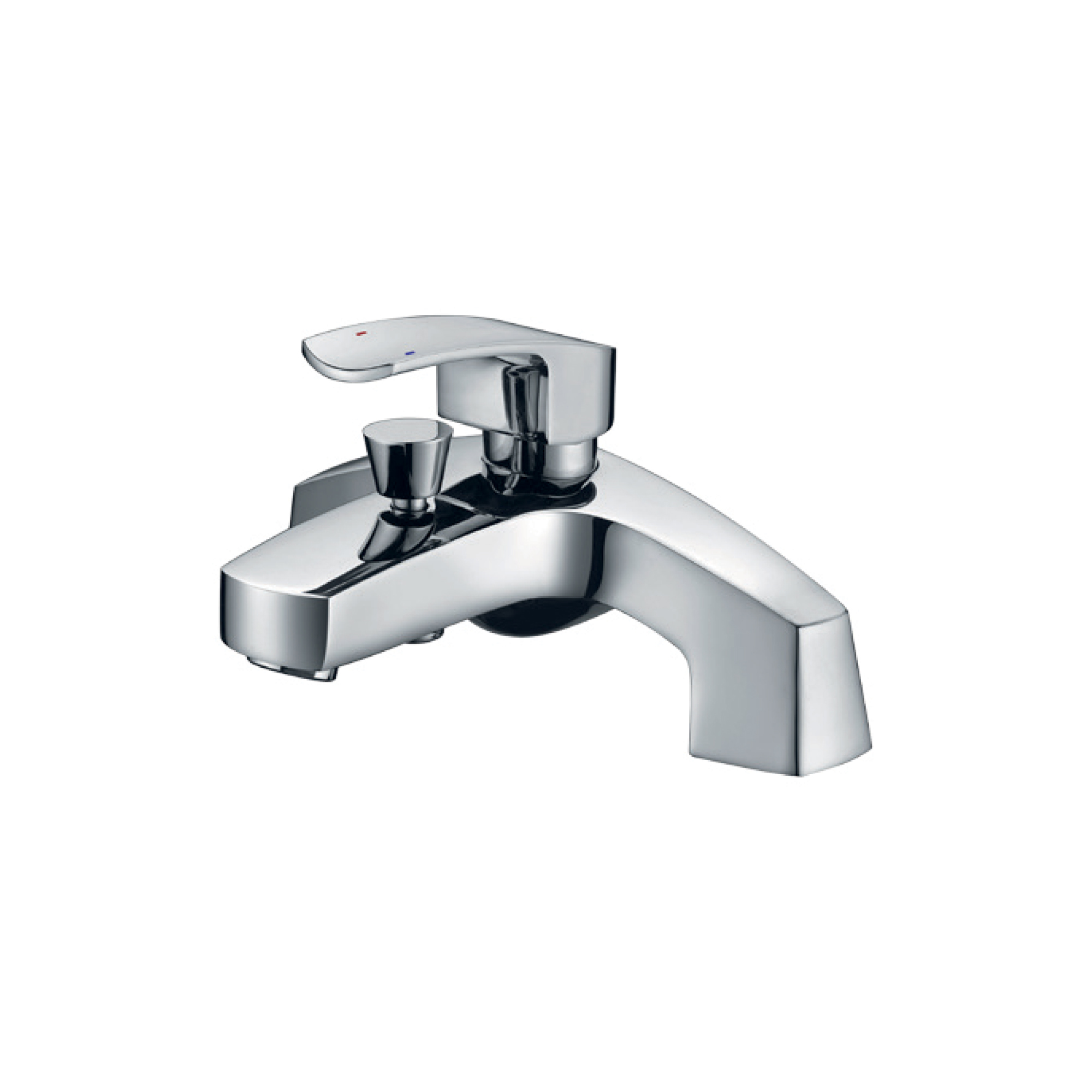 DueGi Deck Mounted Bath Mixer with Shower Kit
