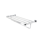 DueGi QUADRATO Brass Double Bath Towel Shelf Square